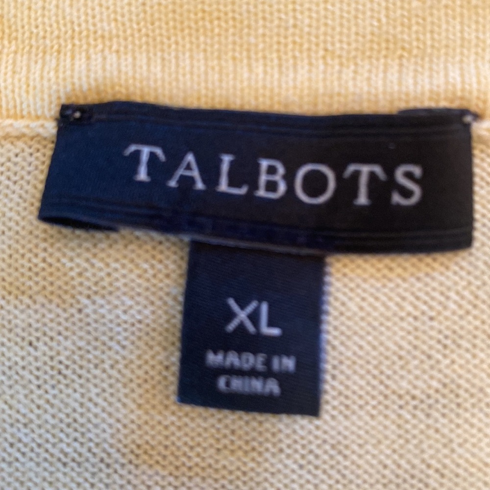 Talbots yellow sweater - Picture 4 of 9